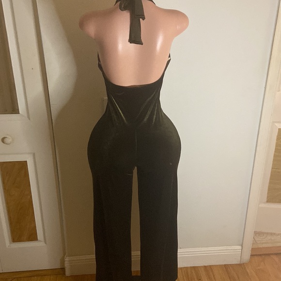 Minerva Dark Green One Piece Romper Size Medium - Picture 4 of 6